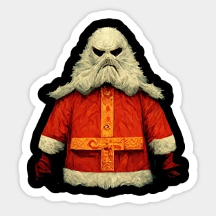 Evil Santa Claus Sticker